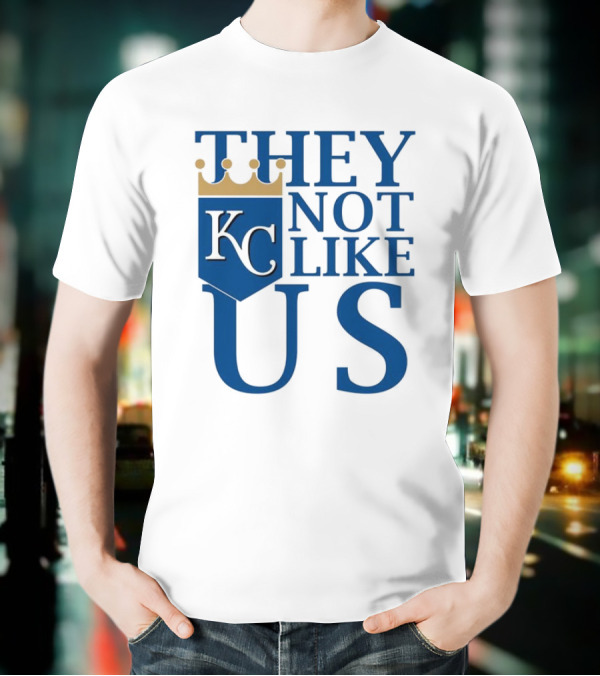 They Not Like Us KC Royals Crown Icon T-Shirt
