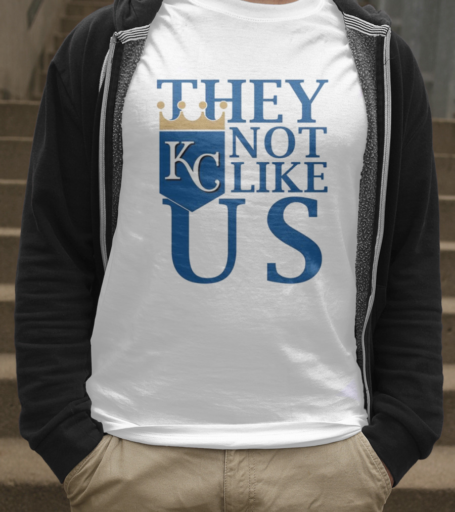 They Not Like Us KC Royals Crown Icon T-Shirt