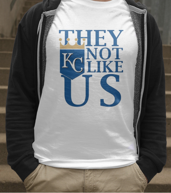 They Not Like Us KC Royals Crown Icon T-Shirt