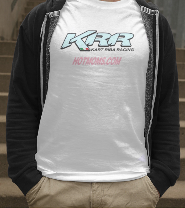 KRR Hotmoms.com Italian Flag Racing Apparel T-Shirt