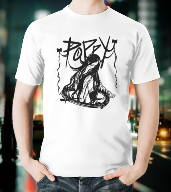 Poppy Bear Trap Dark Graphic T-Shirt