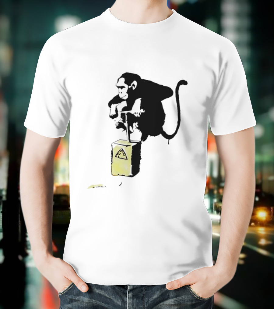 Lex Luthor Bricks Bomb Banana Banksy Influenced T-Shirt