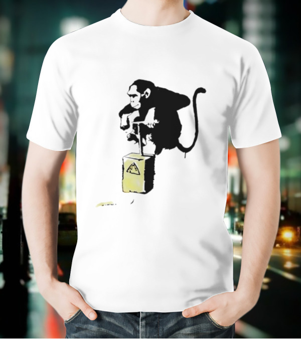Lex Luthor Bricks Bomb Banana Banksy Influenced T-Shirt