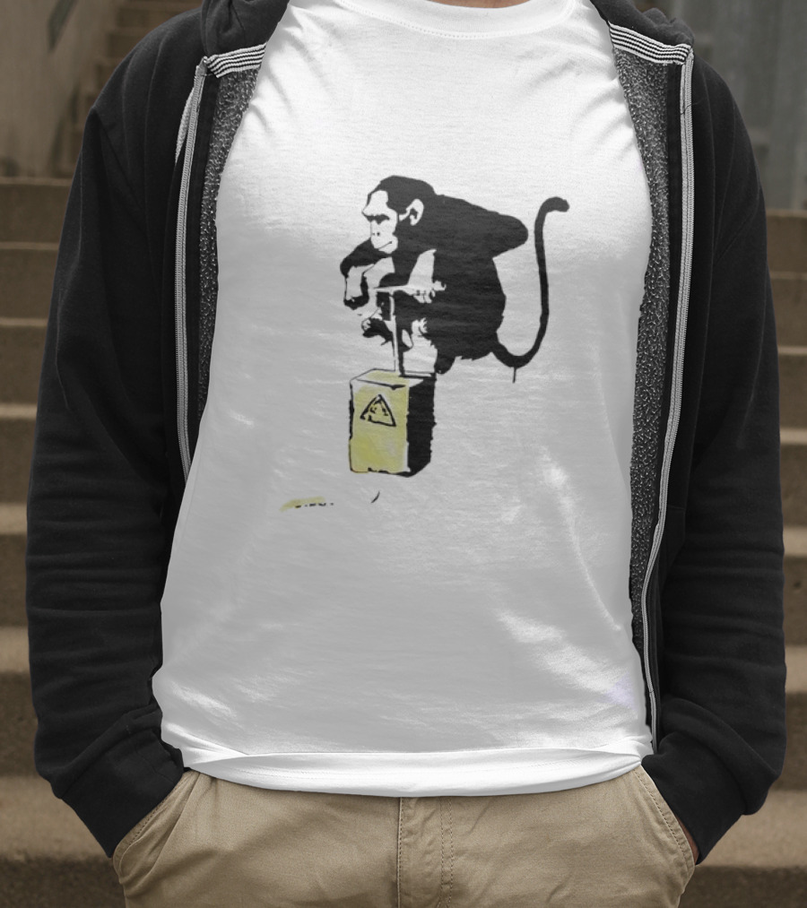 Lex Luthor Bricks Bomb Banana Banksy Influenced T-Shirt