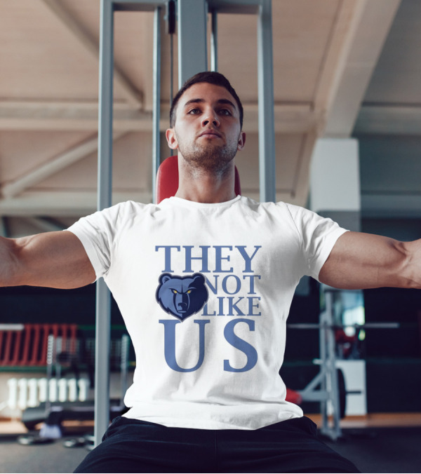 Memphis Grizzlies They Not Like Us Bear Head Emblem T-Shirt