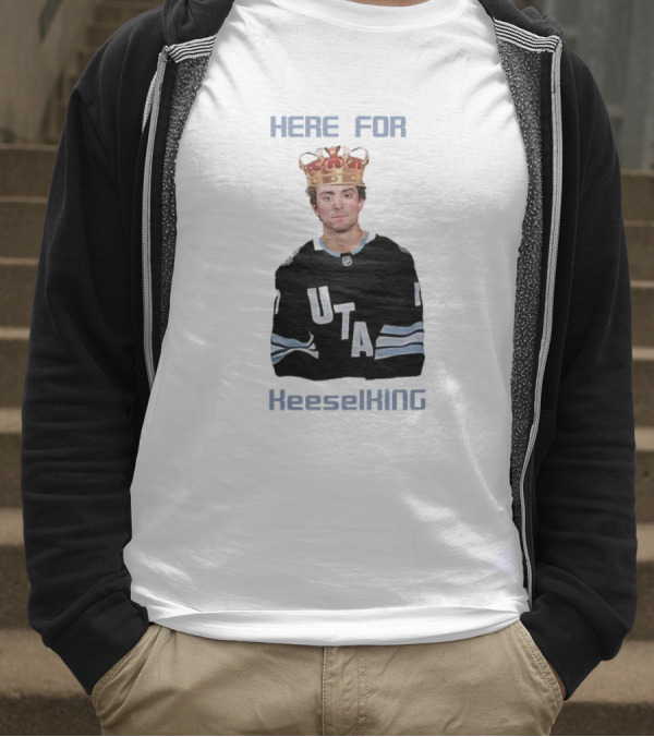 Here For Kesselking Crowned Hockey Player T-Shirt
