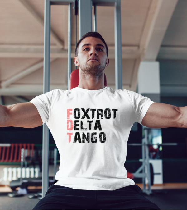 Peter Shankman Foxtrot Delta Tango FDT Red Letters T-Shirt