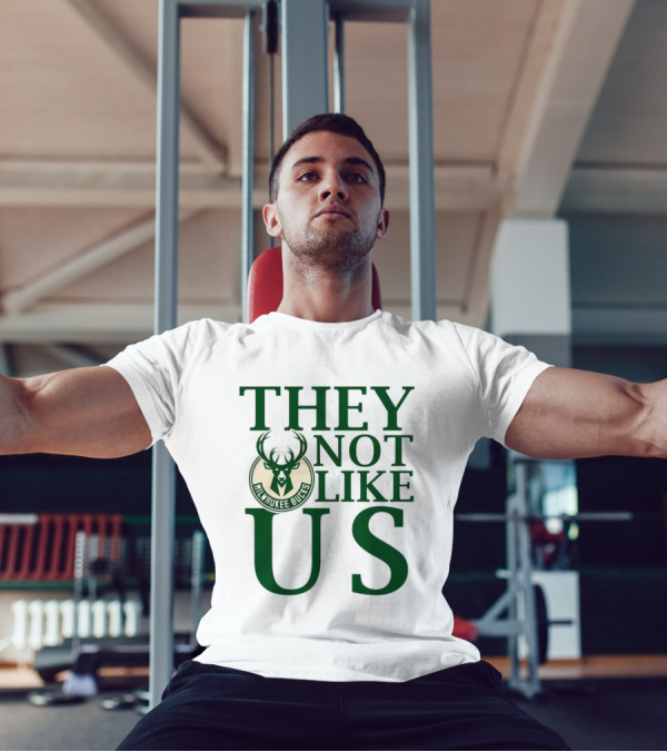 Milwaukee Bucks They Not Like Us Basketball Team Slogan T-Shirt