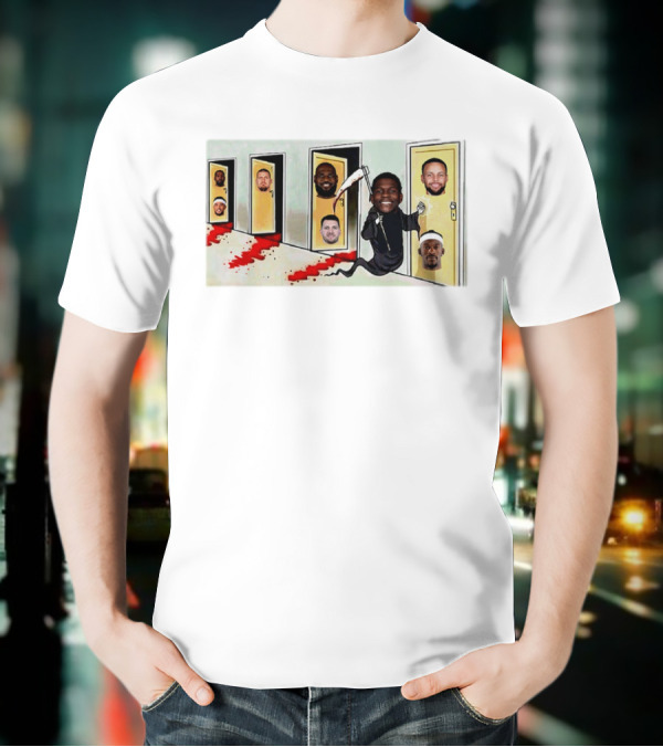 Minnesota Timberwolves Anthony Edwards Meme NBA Stars Grim Reaper Parody T-Shirt