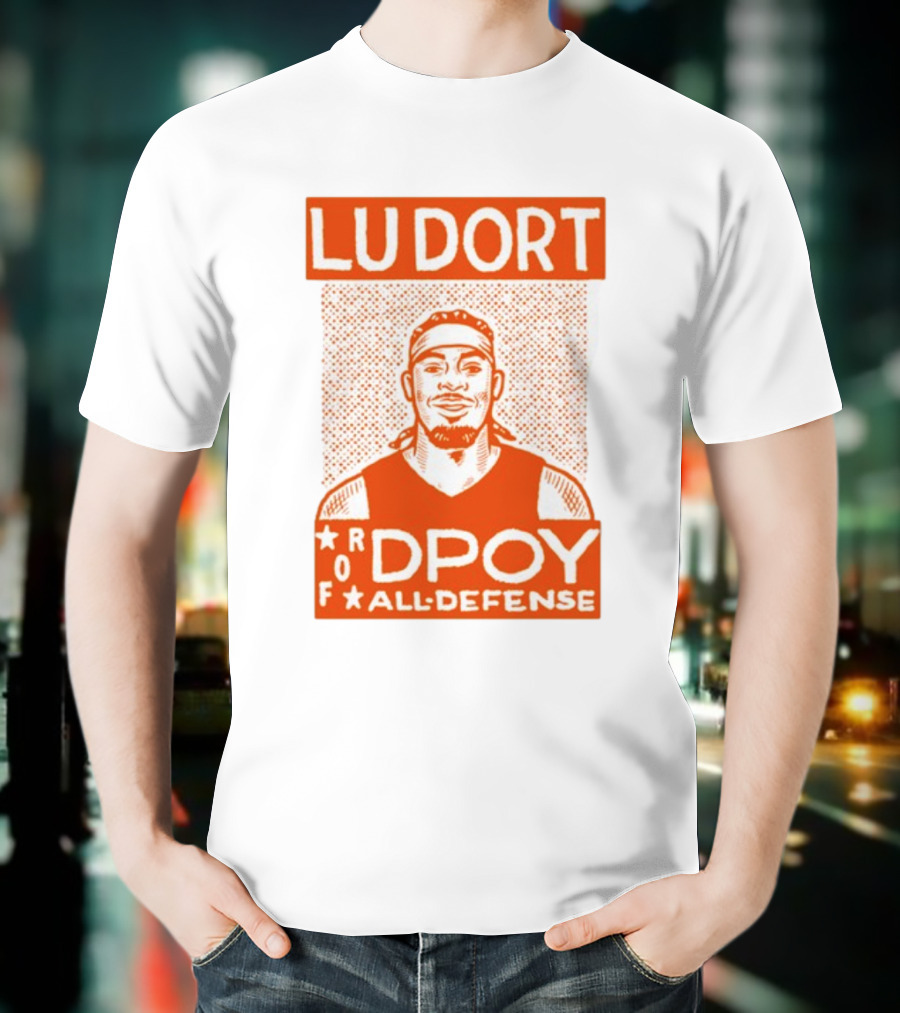Lu Dort DPOY All Defense Recognition Graphic T-Shirt