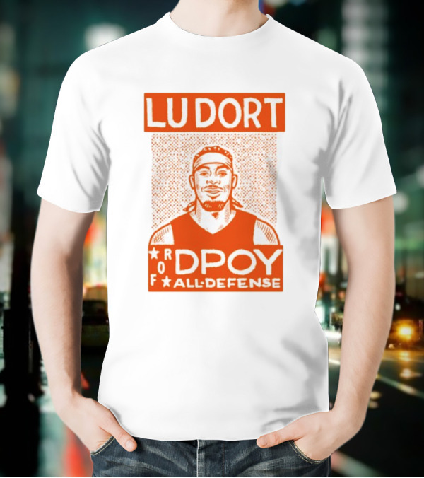Lu Dort DPOY All Defense Recognition Graphic T-Shirt