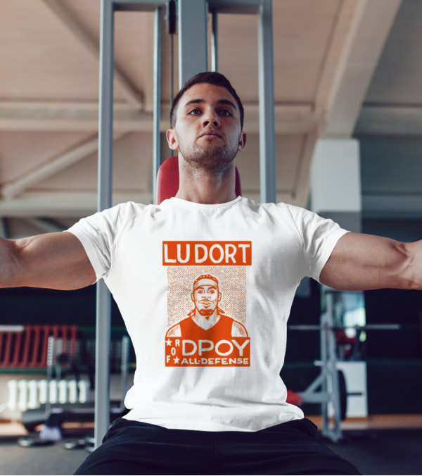 Lu Dort DPOY All Defense Recognition Graphic T-Shirt