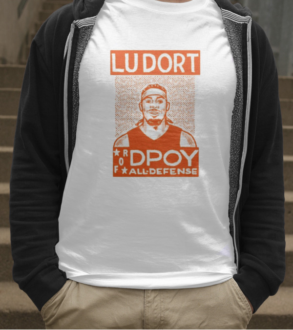Lu Dort DPOY All Defense Recognition Graphic T-Shirt