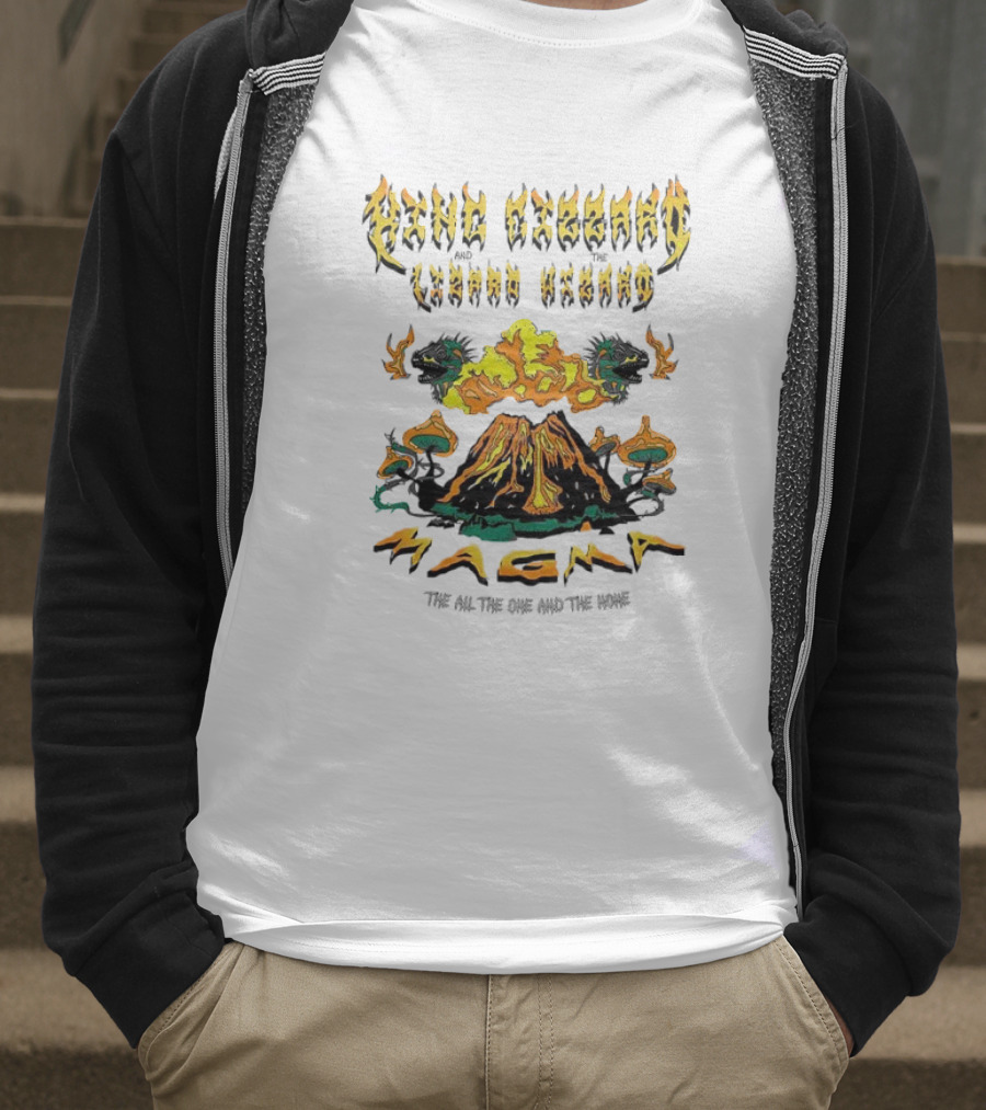 King Gizzard Lizard Wizard Magma Volcanic Imagery T-Shirt