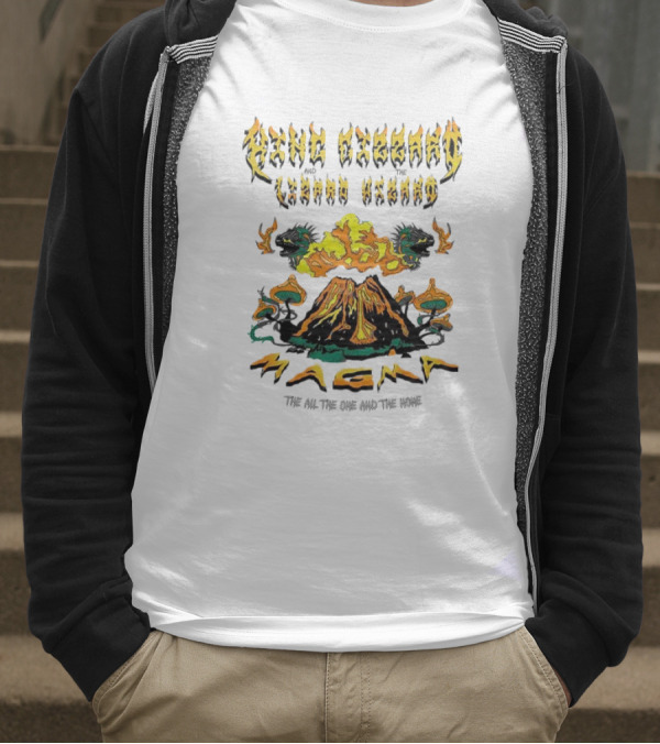 King Gizzard Lizard Wizard Magma Volcanic Imagery T-Shirt