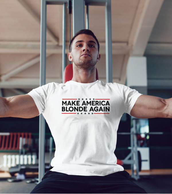 Make America Blonde Again Stars And Stripes T-Shirt