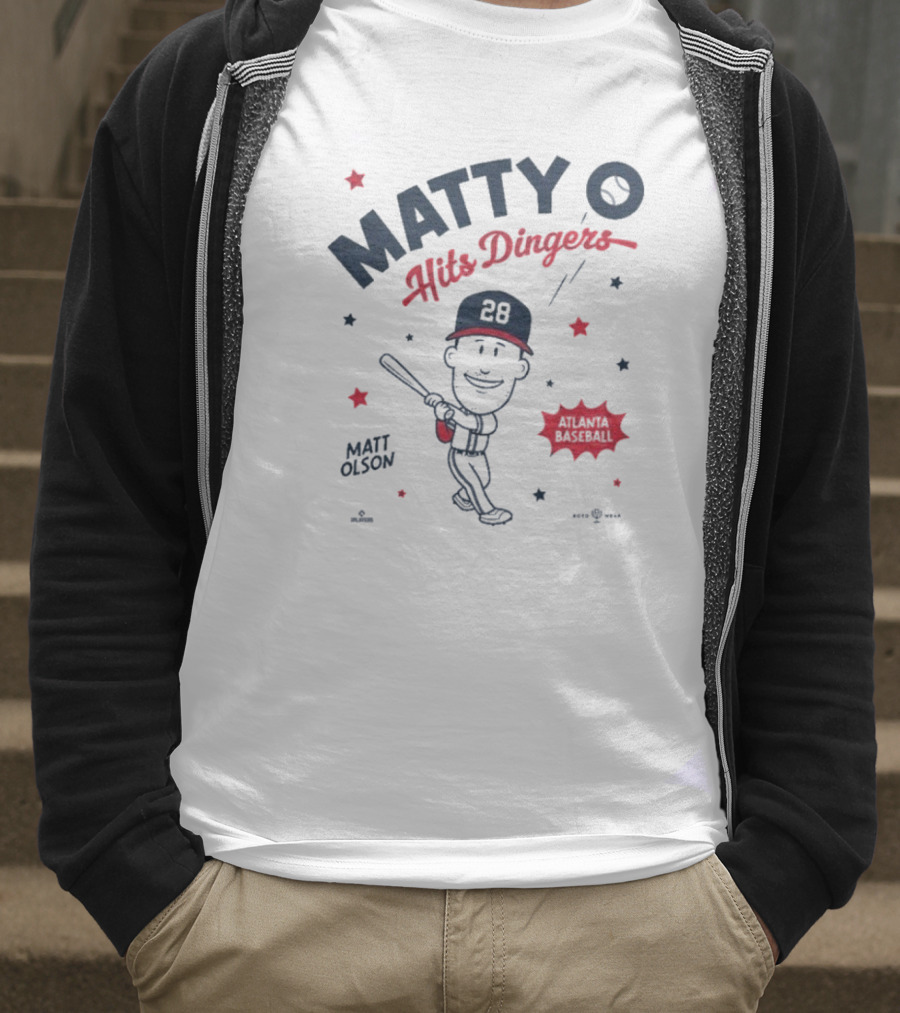 Matty O Hits Dingers Matt Olson Atlanta 28 T-Shirt