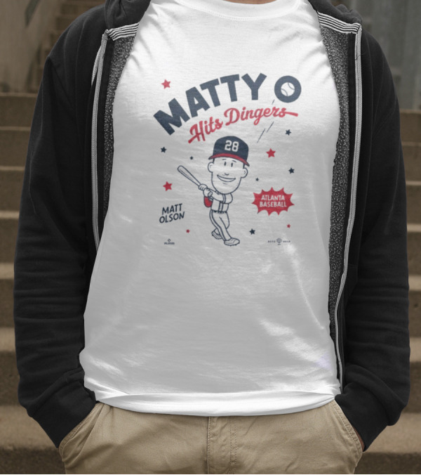 Matty O Hits Dingers Matt Olson Atlanta 28 T-Shirt