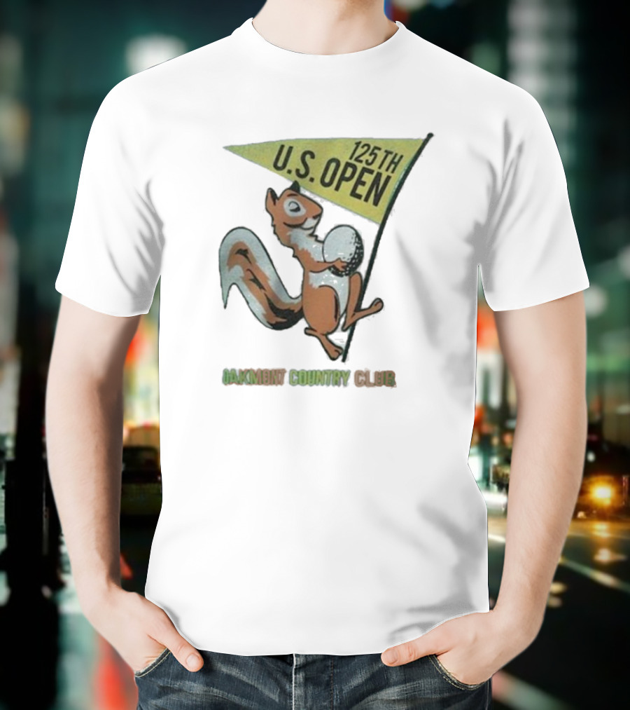 Oakmont Country Club 125TH U.S. Open Squirrel 2025 Golf T-Shirt
