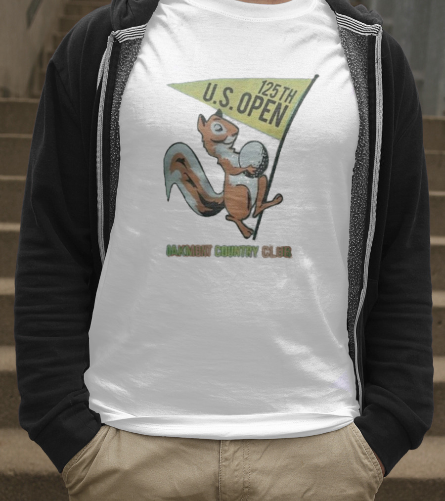 Oakmont Country Club 125TH U.S. Open Squirrel 2025 Golf T-Shirt