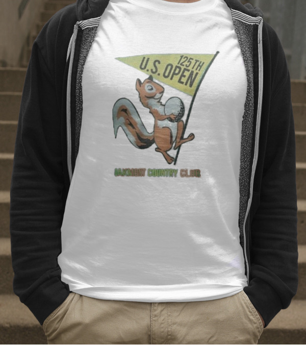 Oakmont Country Club 125TH U.S. Open Squirrel 2025 Golf T-Shirt