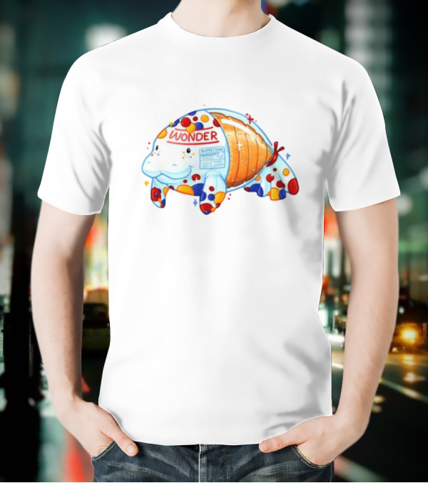 Oddarette Wonder Nutrition Ingredients Happy Manatee T-Shirt