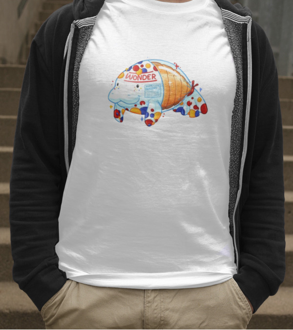 Oddarette Wonder Nutrition Ingredients Happy Manatee T-Shirt