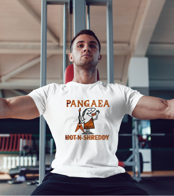 Pangaea Hot N Shreddy Guitarist Icon With Microphone T-Shirt
