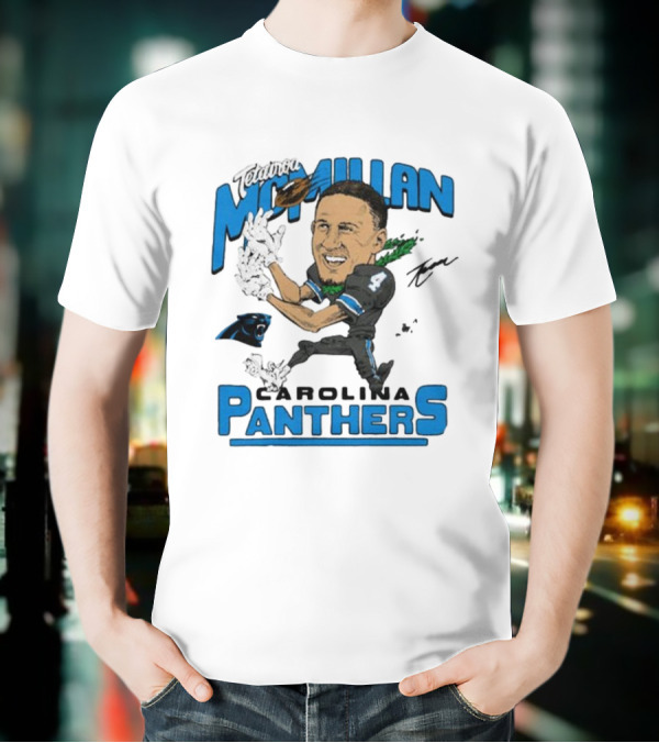 Tetairoa McMillan Carolina Panthers Signature T-Shirt