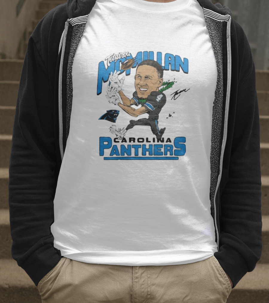 Tetairoa McMillan Carolina Panthers Signature T-Shirt
