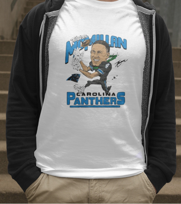 Tetairoa McMillan Carolina Panthers Signature T-Shirt