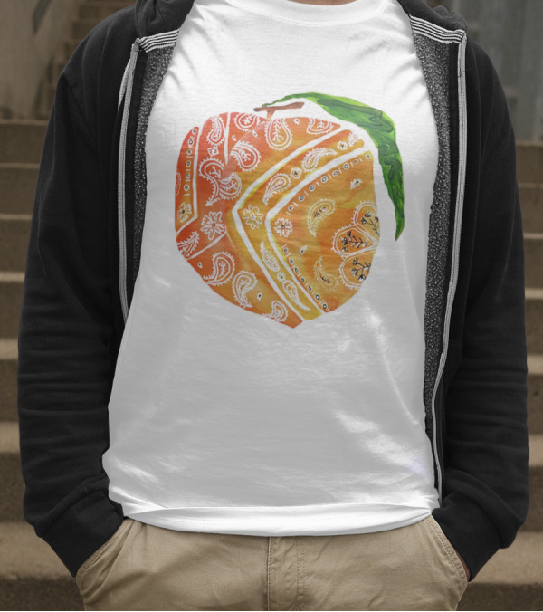 Peach Paisley Pattern Please T-Shirt