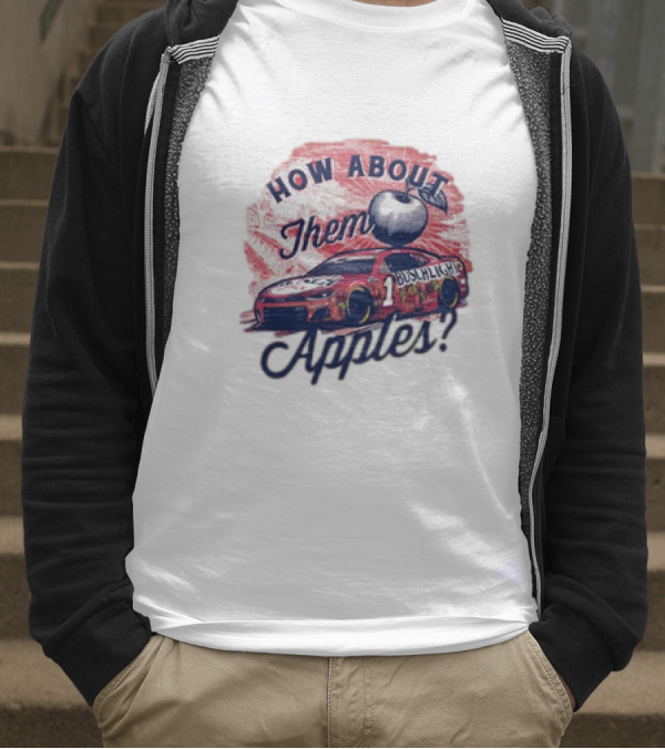 Ross Chastain How About Them Apples Busch Light #1 Racing Car T-Shirt