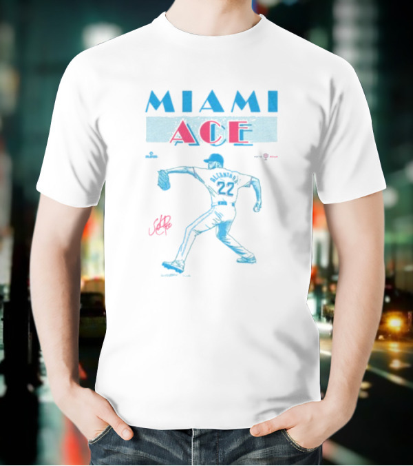 ```Sandy Alcántara 22 Miami Ace Miami Marlins``` T-Shirt