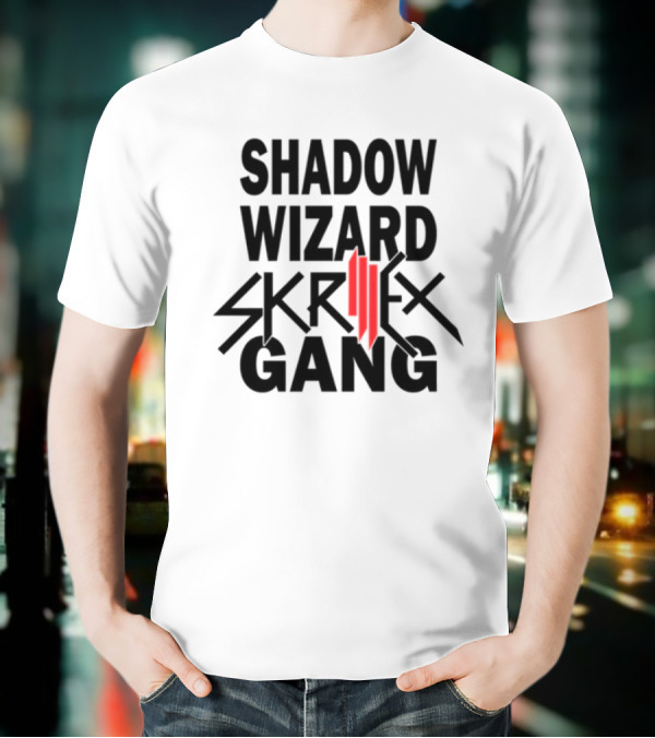Shadow Wizard Skrillex Gang Red Brush Mark T-Shirt