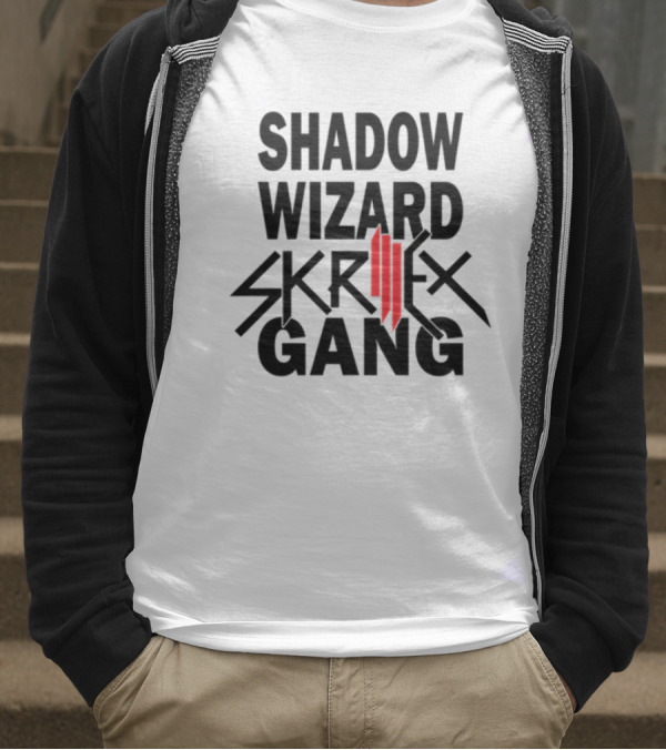 Shadow Wizard Skrillex Gang Red Brush Mark T-Shirt