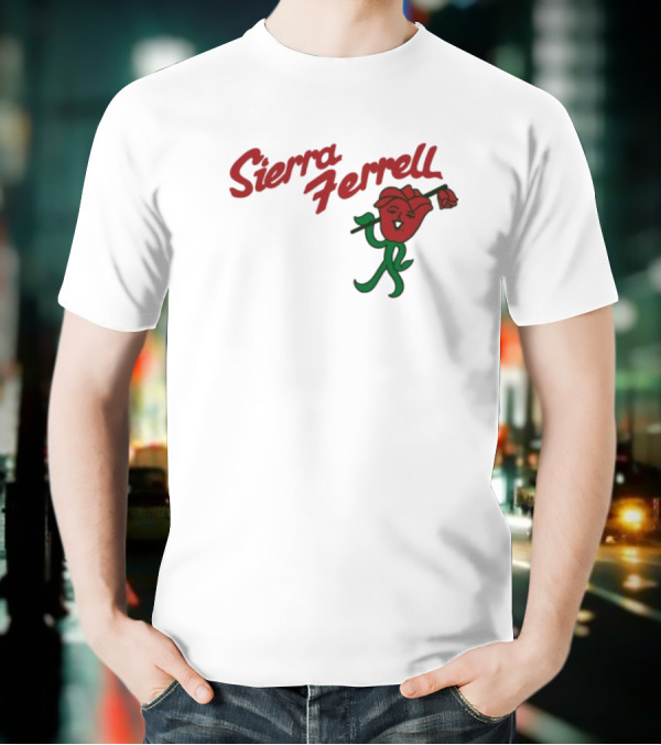 Sierra Ferrell Ramblin’ Rose Walking Flower Illustration T-Shirt