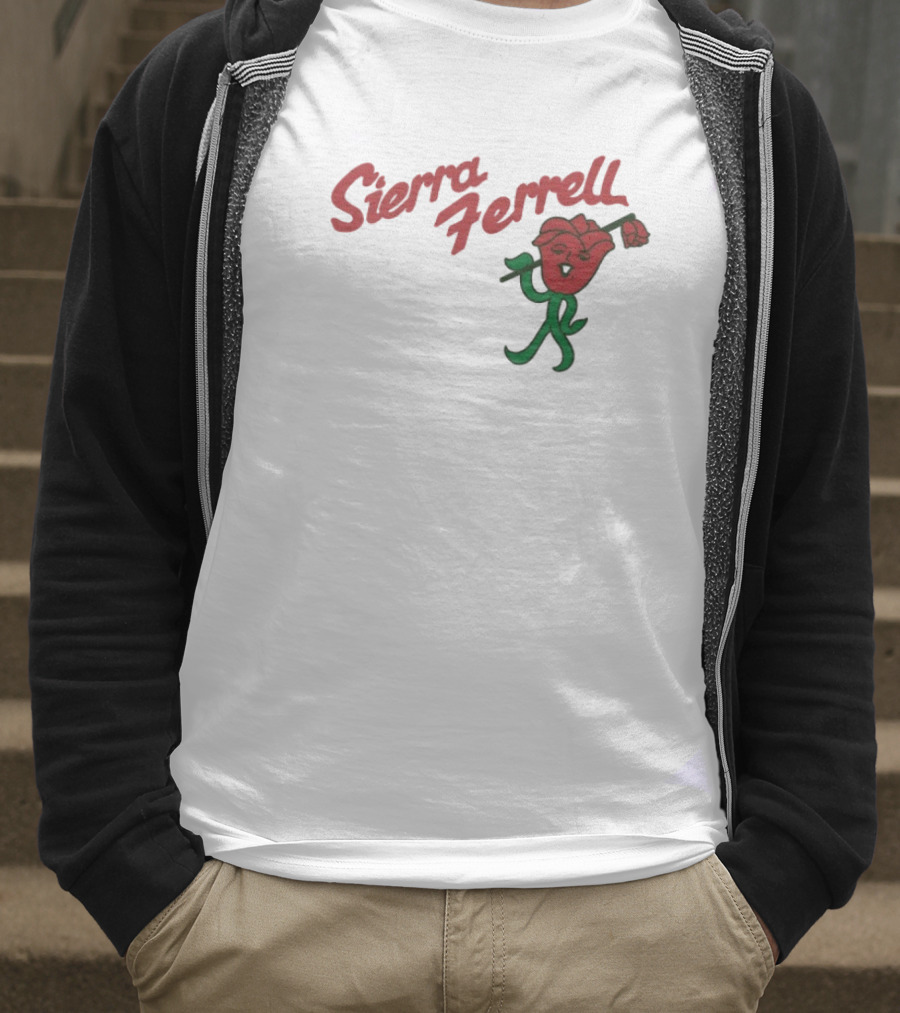 Sierra Ferrell Ramblin’ Rose Walking Flower Illustration T-Shirt