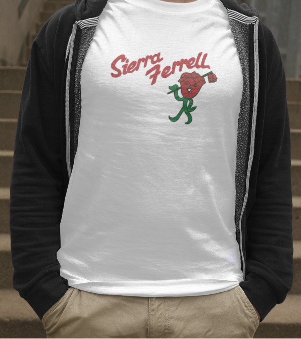 Sierra Ferrell Ramblin’ Rose Walking Flower Illustration T-Shirt