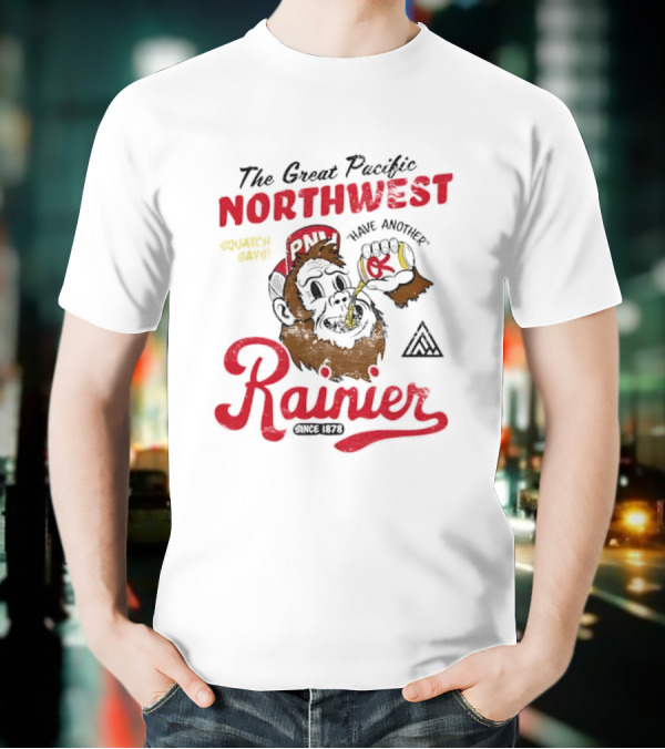 Rainier The Great Pacific Northwest Bear T-Shirt