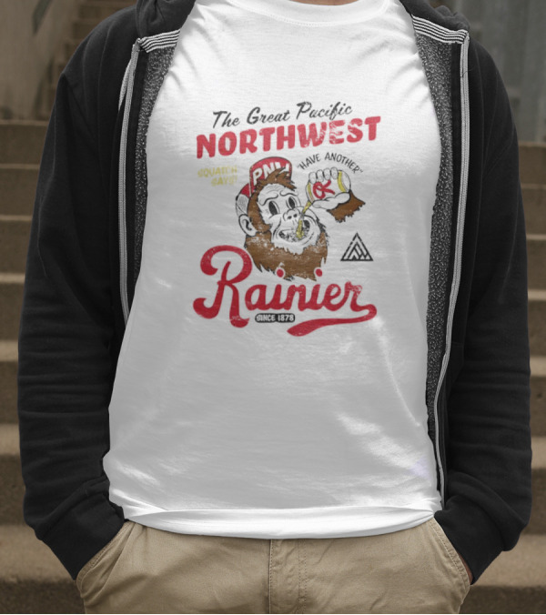 Rainier The Great Pacific Northwest Bear T-Shirt