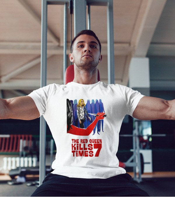 The Red Queen Kills Seven Times Red Arm Woman And Figures T-Shirt