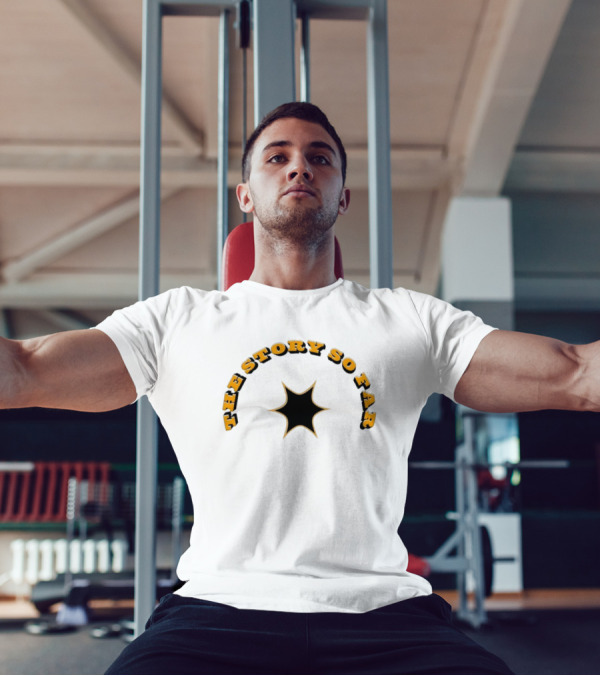 The Story So Far Star Outline Arch Yellow Text T-Shirt