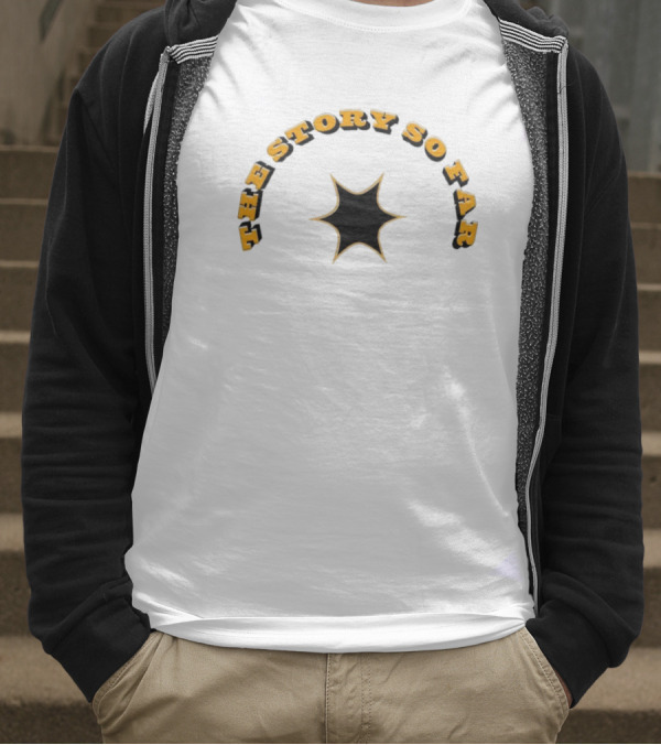 The Story So Far Star Outline Arch Yellow Text T-Shirt