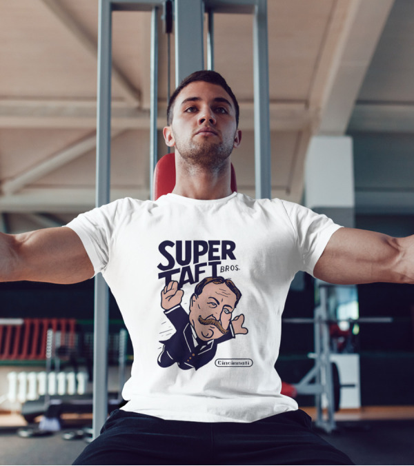 Super Taft Bros Cincinnati Caricature Parody William Howard Taft T-Shirt
