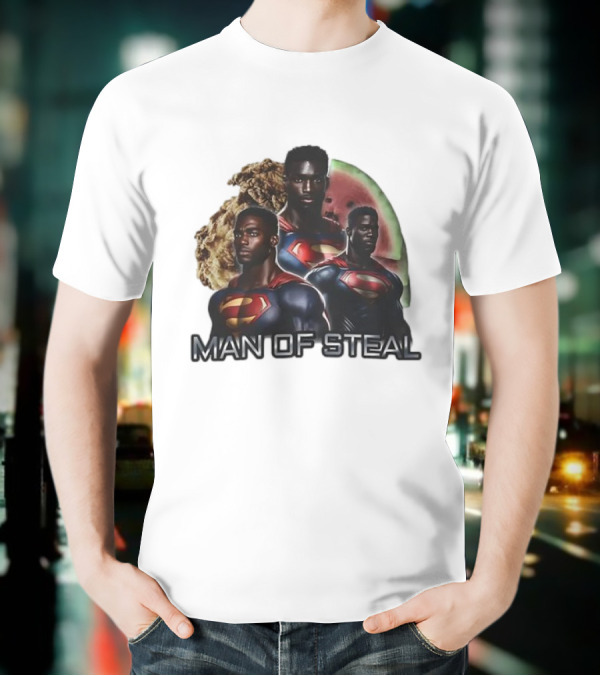 Man Of Steal Superman Cookie Watermelon T-Shirt