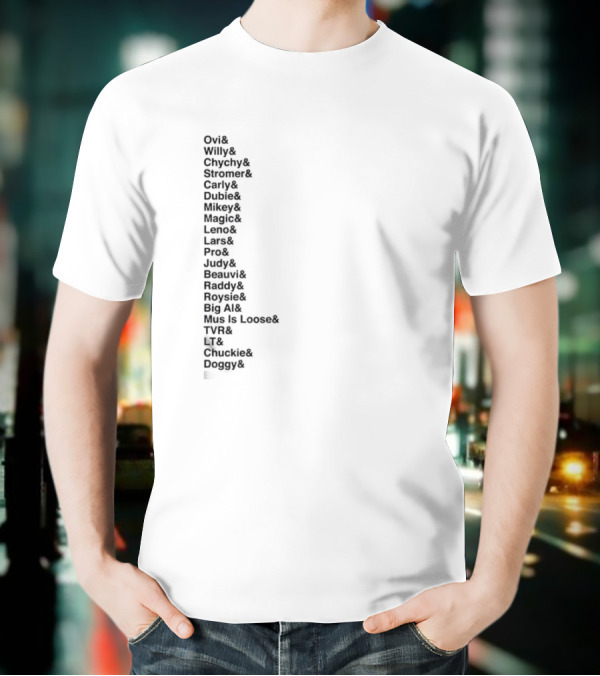 Washington Hockey Legends Team Players List The Babes T-Shirt