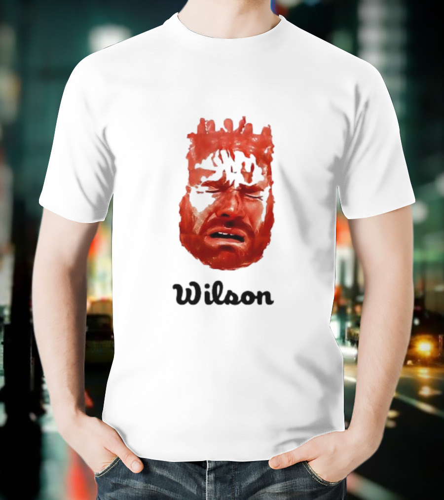 Wilson Tom Wilson Fake Crying Meme Red Face 2025 T-Shirt