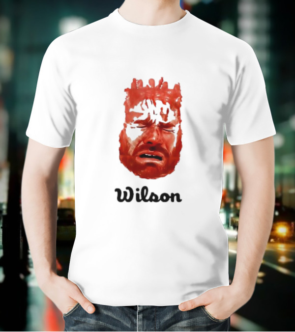 Wilson Tom Wilson Fake Crying Meme Red Face 2025 T-Shirt