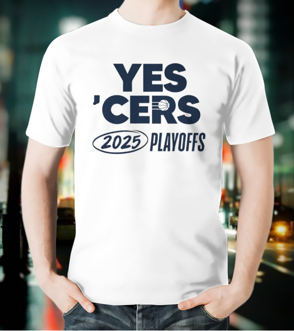 YES 'CERS 2025 NBA Playoffs Basketball T-Shirt